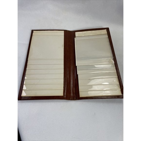 Springfield Brown Faux Leather Photo Square Photograph Album Vintage Mini - Picture 6 of 12